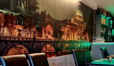 Inside Sapori restaurant