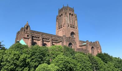 Cathedral and the gardens in 2020