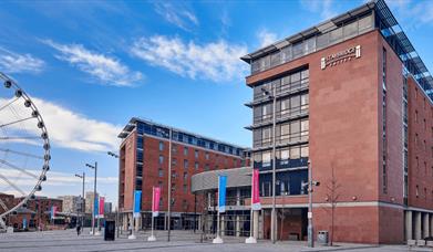 An exterior image of Staybridge Suites Liverpool.