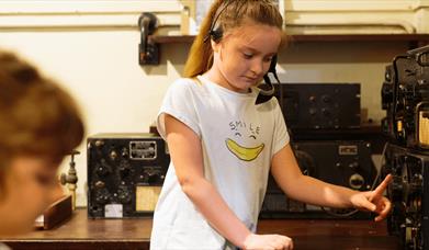 A child playing in Western Approaches.