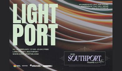 An image saying ''Lightport'' with dates of the Lightport event on it.