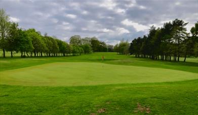 A hole at Arrowe Park Municipal Golf Club