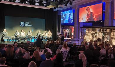British Music Experience event space in use.