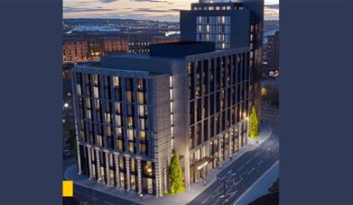 Maldron Hotel, Liverpool Park Lane exterior building.