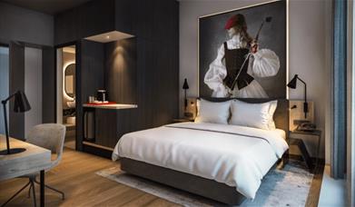 Radisson RED Liverpool bedroom.