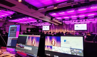 Virtuopo AV screens of filming.