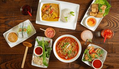 A selection of delicious food on offer at Pho.