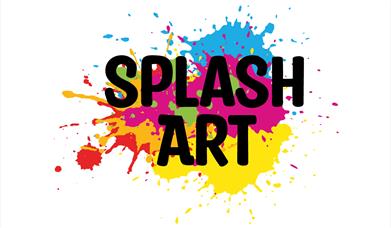 Splash Art logo with various colours.