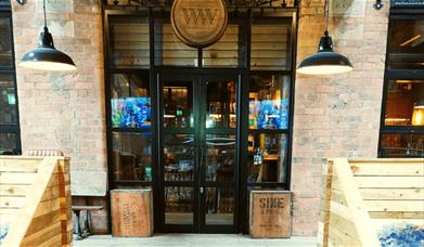 Whiskey & Water entrance.