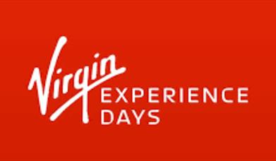 Virgin Experience Days logo with a red background and white writing.