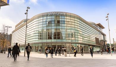 An exterior shot of John Lewis building.
